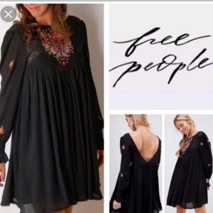 Free People NWTs Mohave Embroided Mini Dress